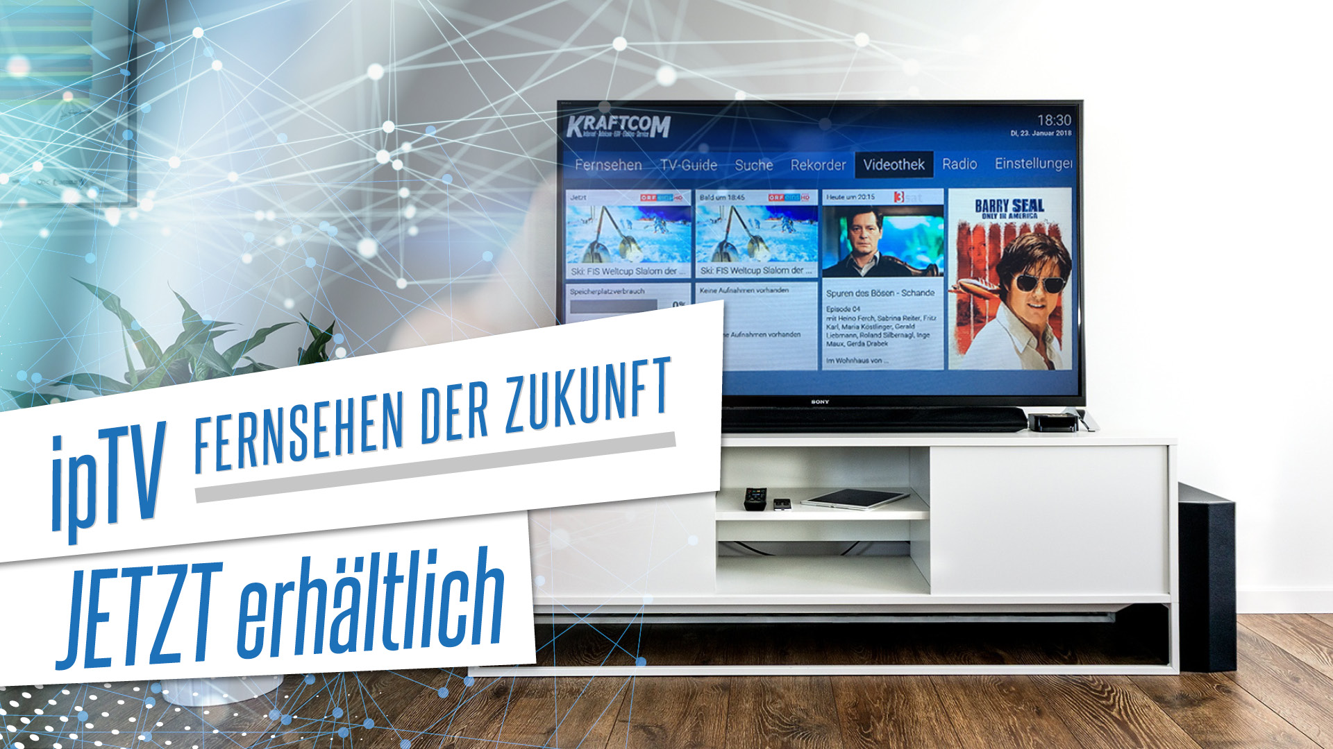 ipTV Fernsehen der Zukunft bei Kraftcom