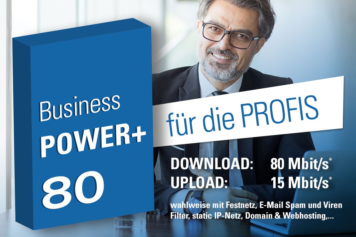 Business Power + Internetpaket von Kraftcom