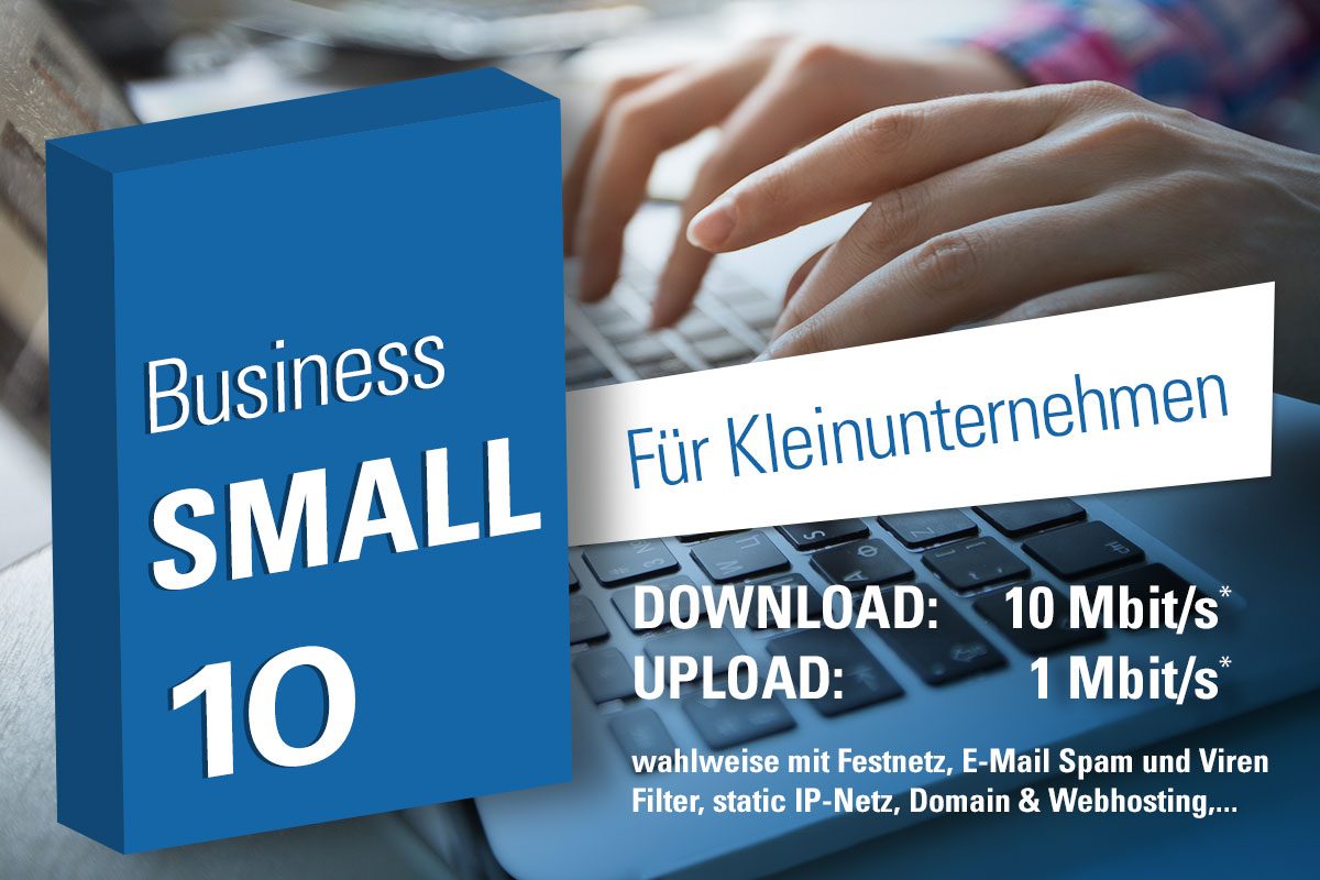 Business Small Internetpaket von Kraftcom