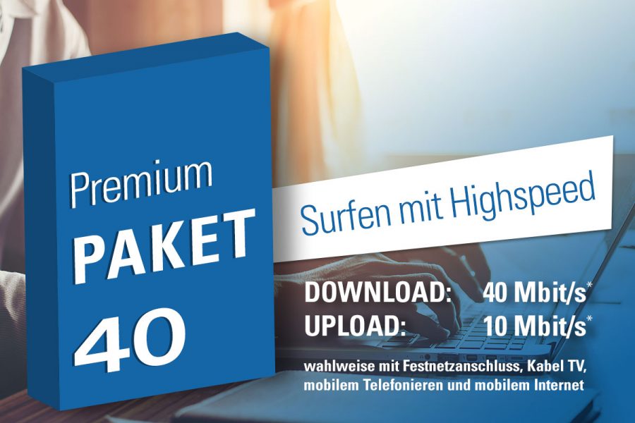 Premium Internetpaket für Österreich von Kraftcom