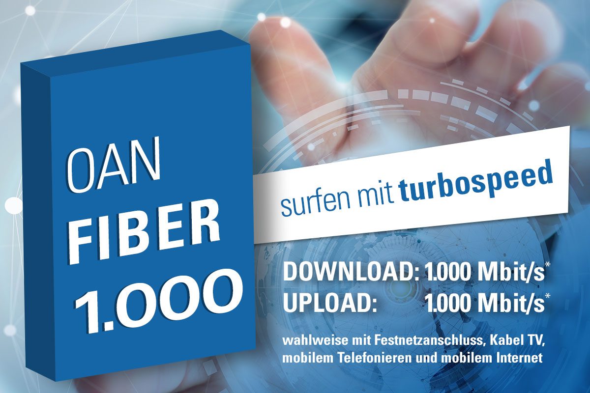 Glasfaseranschluss: noeGIG OAN Ybbstal - FIBER 1000