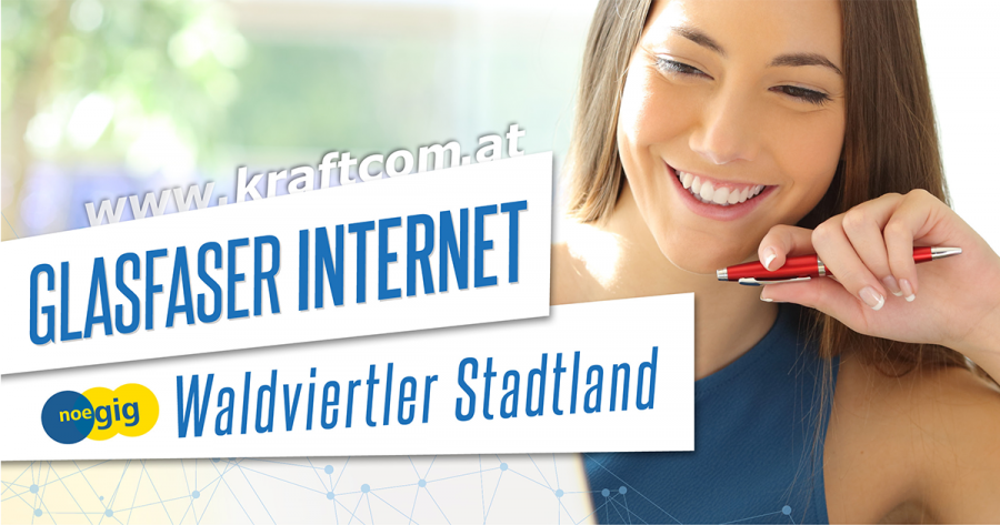 Glasfaser Internetanschluss im OAN Waldviertler Stadtland ab € 29,99/Monat